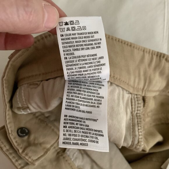 American Eagle Jegging Womens 2 Tan High Rise Next Level Stretch Skinny Pants - Picture 11 of 11